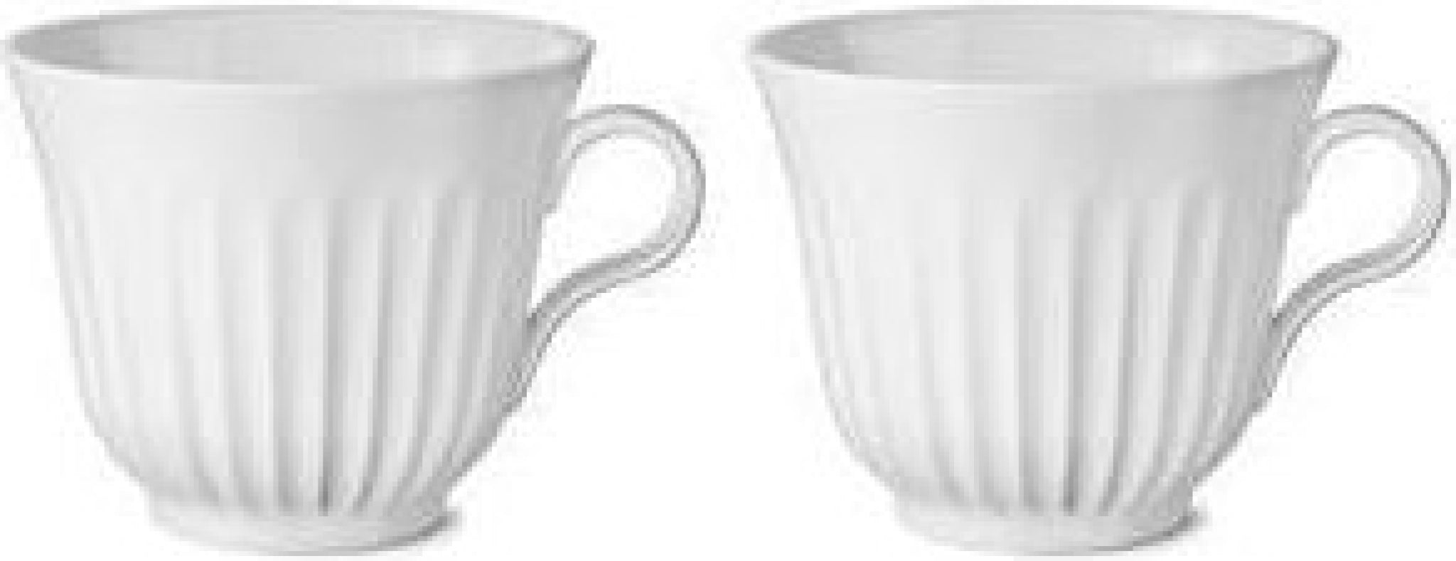 Lyngby Cup White 2pcs, 26cl