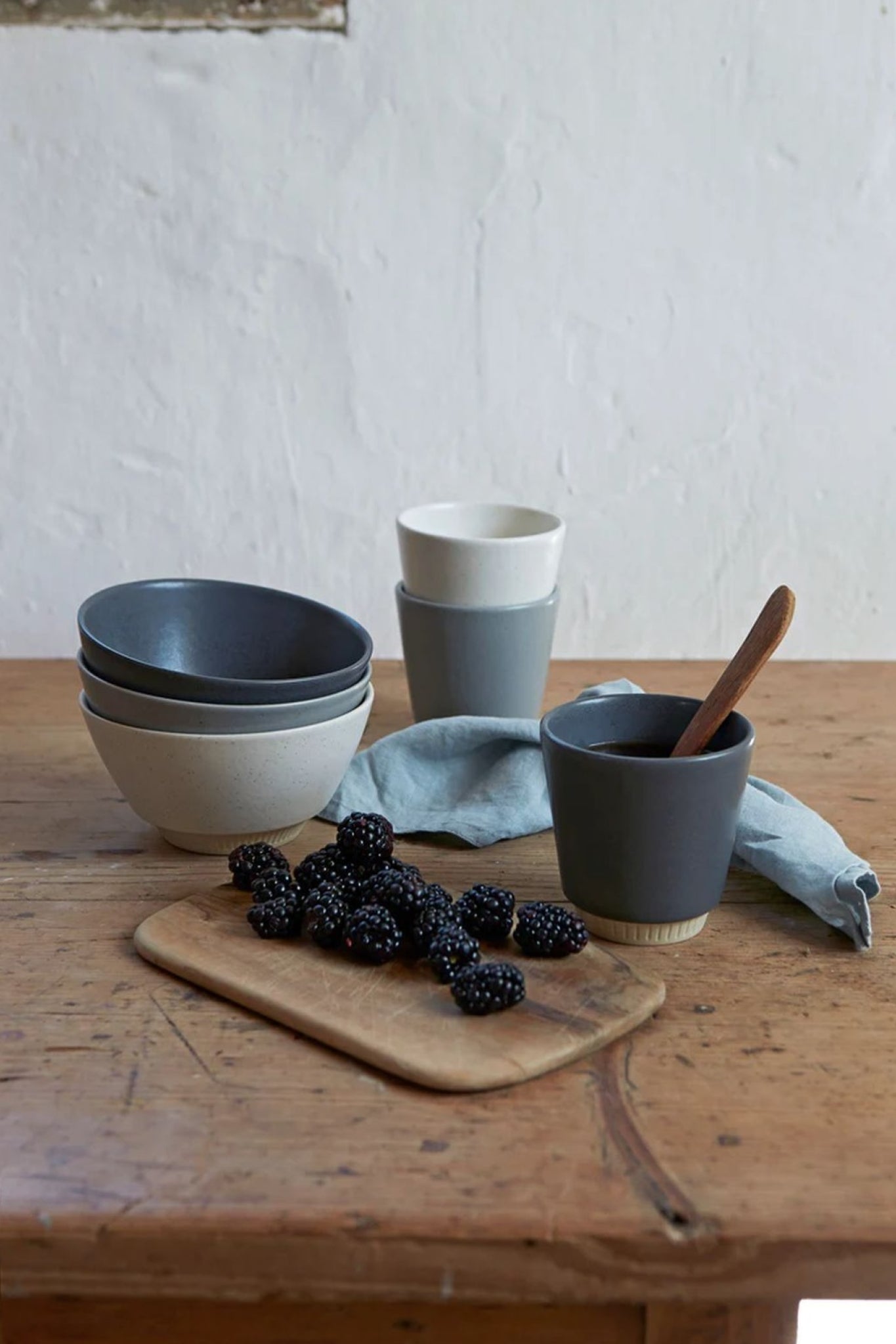 Knabstrup Keramik Colorit bowl Ø 14 cm, navy blue