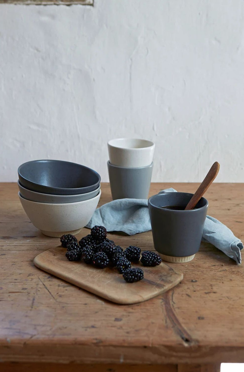 Knabstrup Keramik Colorit bowl Ø 14 cm, navy blue