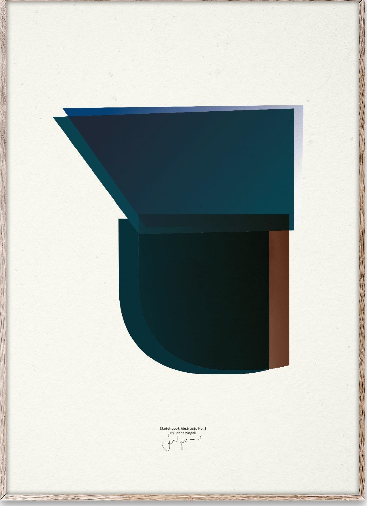 Paper Collective Sketchbook Abstract 03 Poster, 50x70 Cm