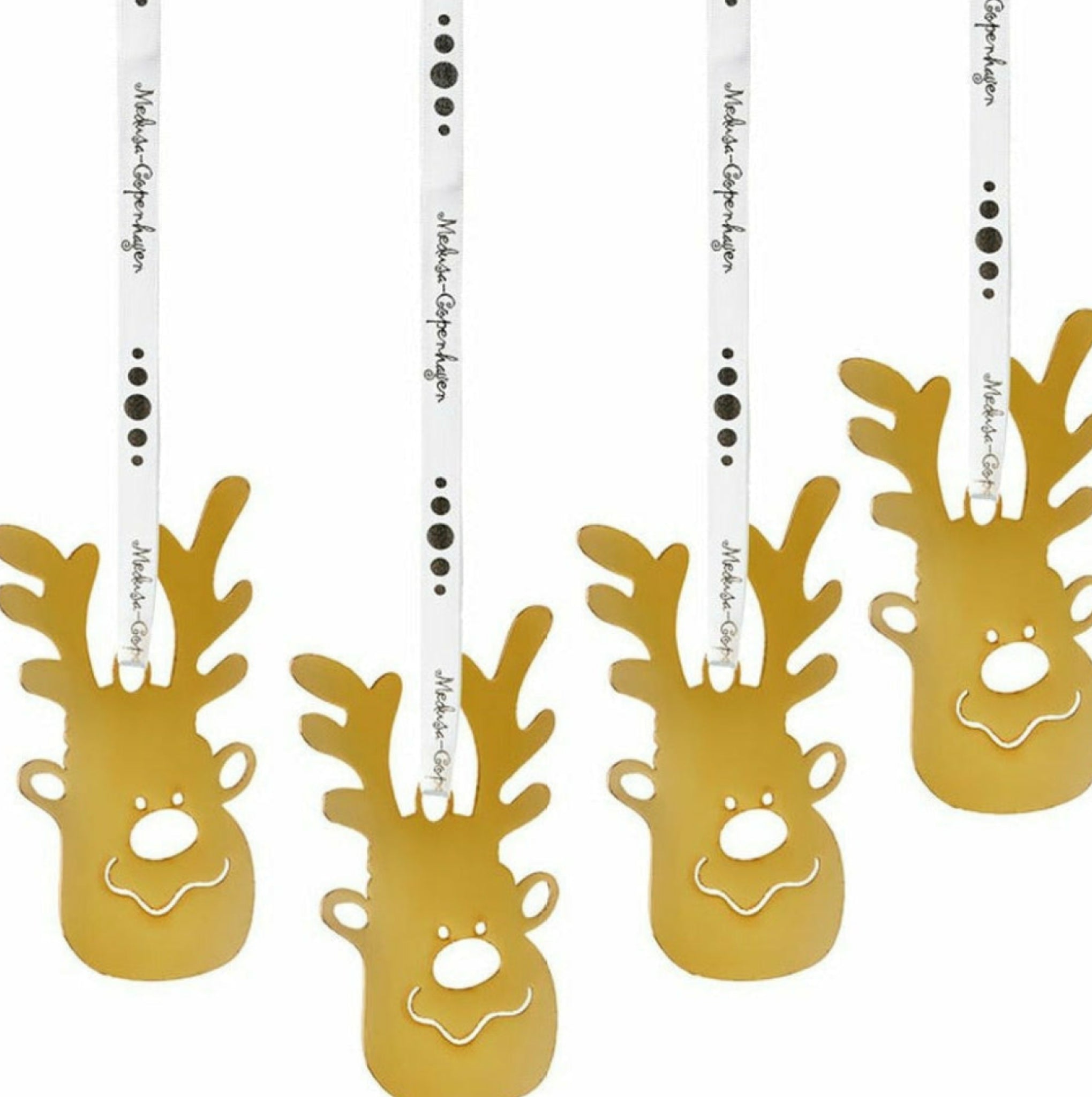 Medusa Copenhagen Baby Rudolf Deco Hanger, 4 Pcs.