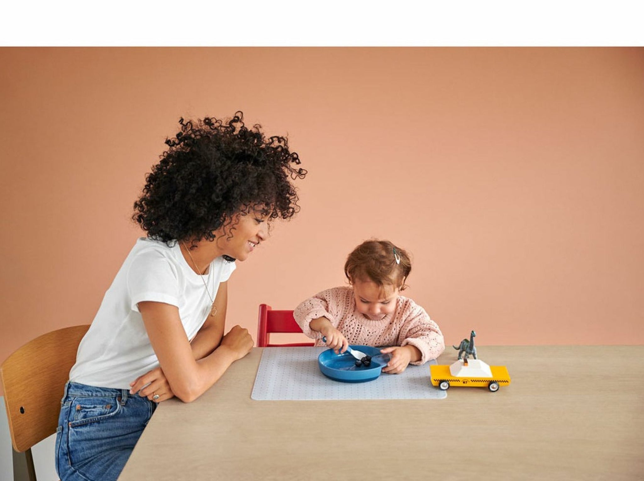 Mepal Mio Learning Spoon Set, Pink