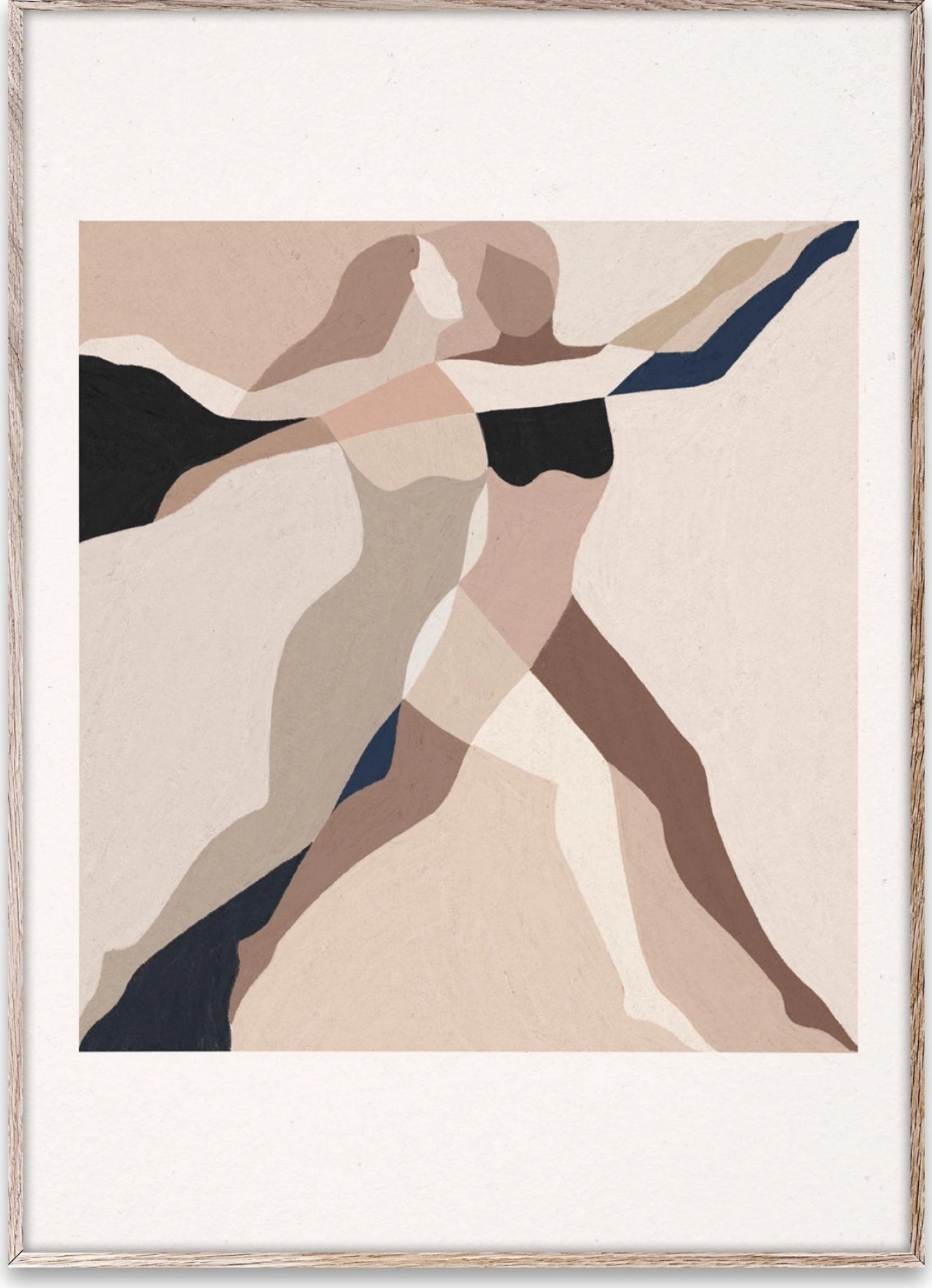 Paper Collective Two Dancers Poster, 50x70 Cm