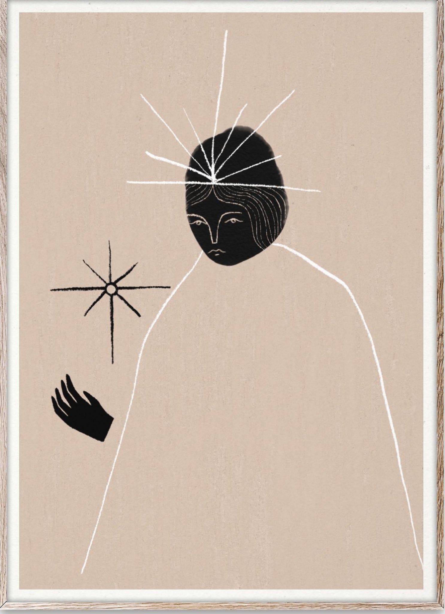 Paper Collective Ghost Queen Poster, 50x70 Cm