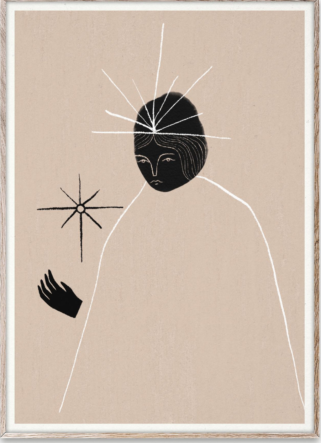 Paper Collective Ghost Queen Poster, 50x70 Cm