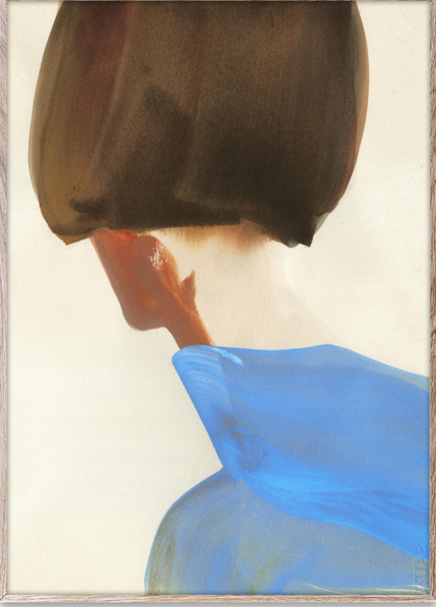 Paper Collective The Blue Cape Poster, 50x70 Cm