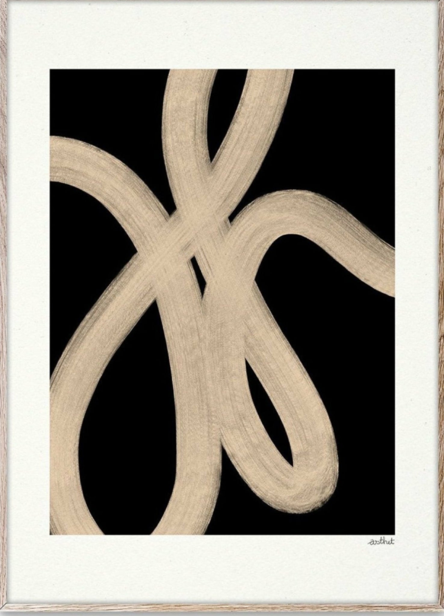 Paper Collective Sand Lines Poster, 50x70 Cm