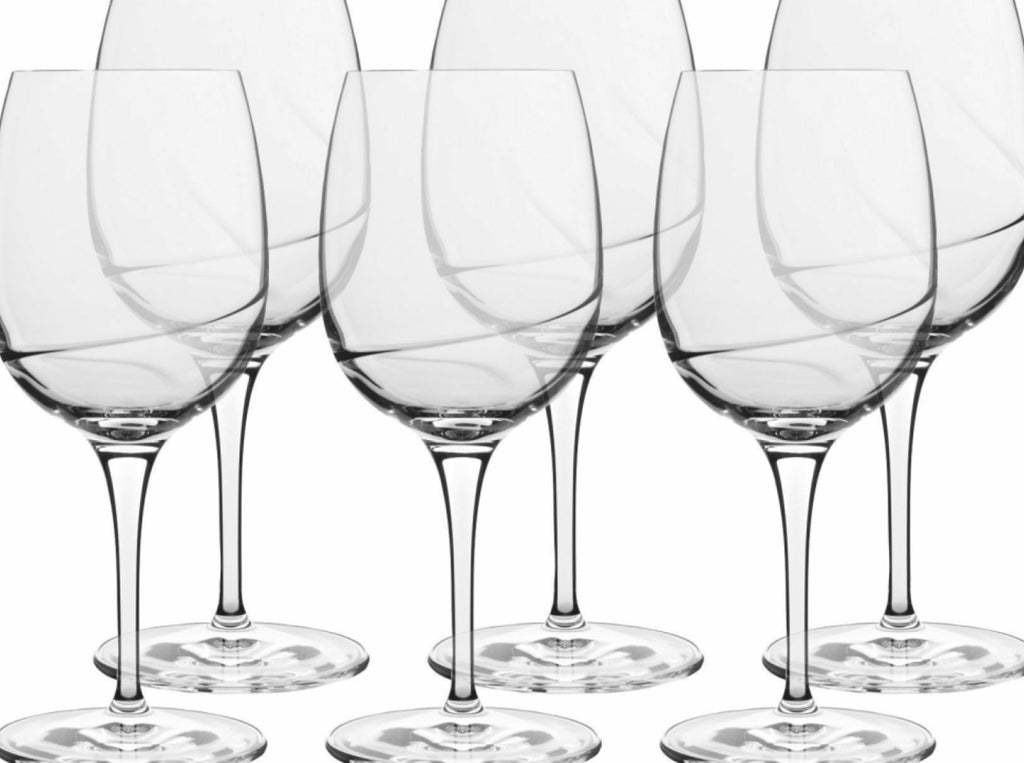 Luigi Bormioli Aero red wine glass 365 cl, set of 6