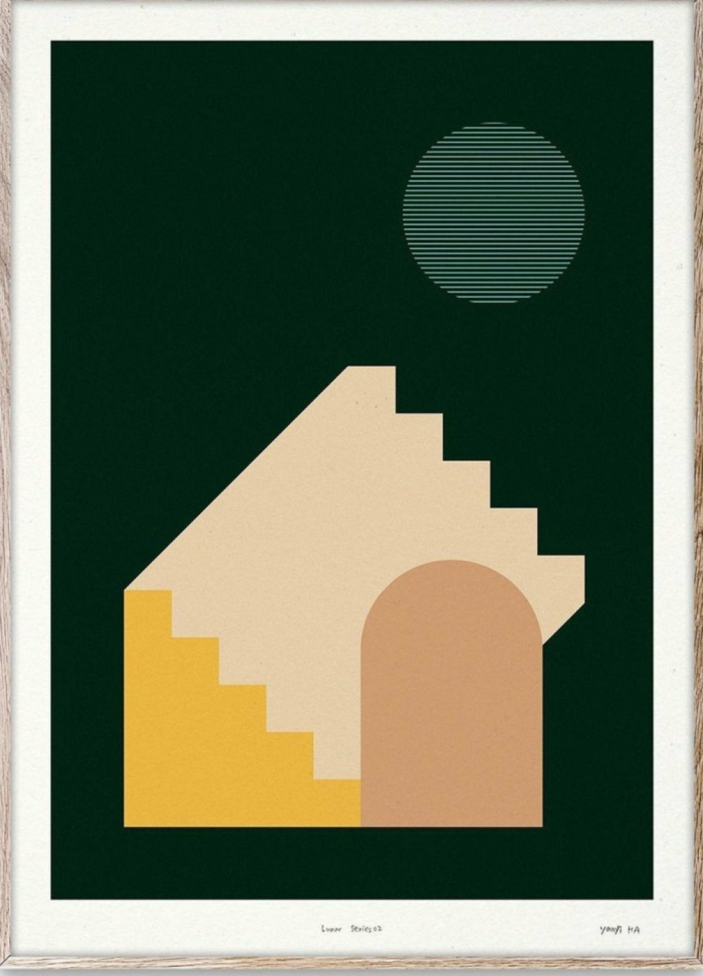 Paper Collective Lunar 02 Poster, 30x40 Cm