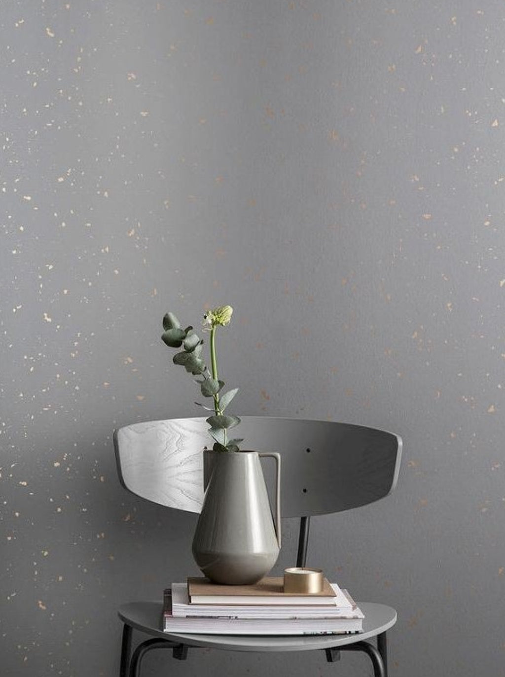 Ferm Living Confetti Wallpaper, Grey