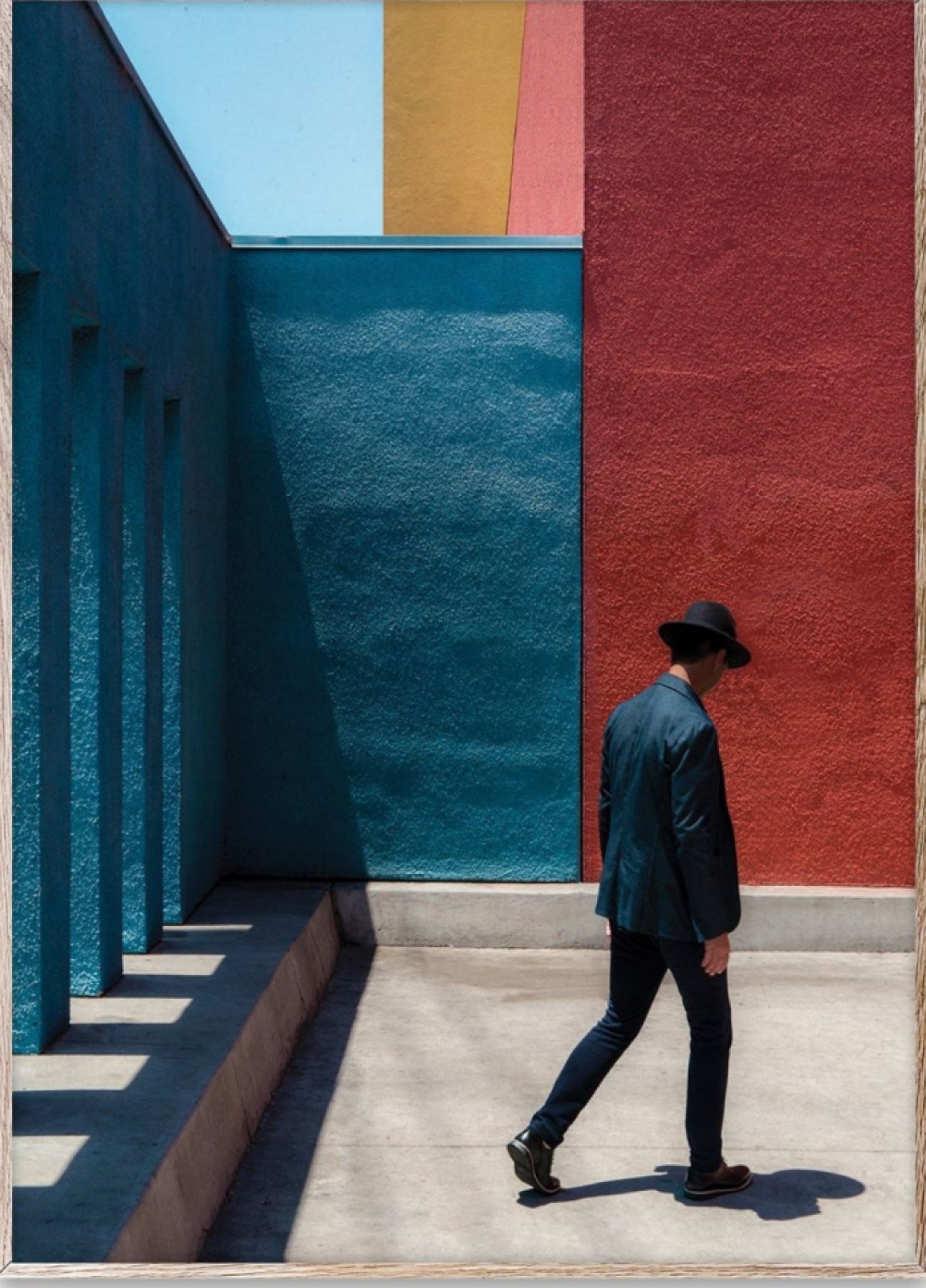 Paper Collective Primary Spaces Poster, 50x70 Cm