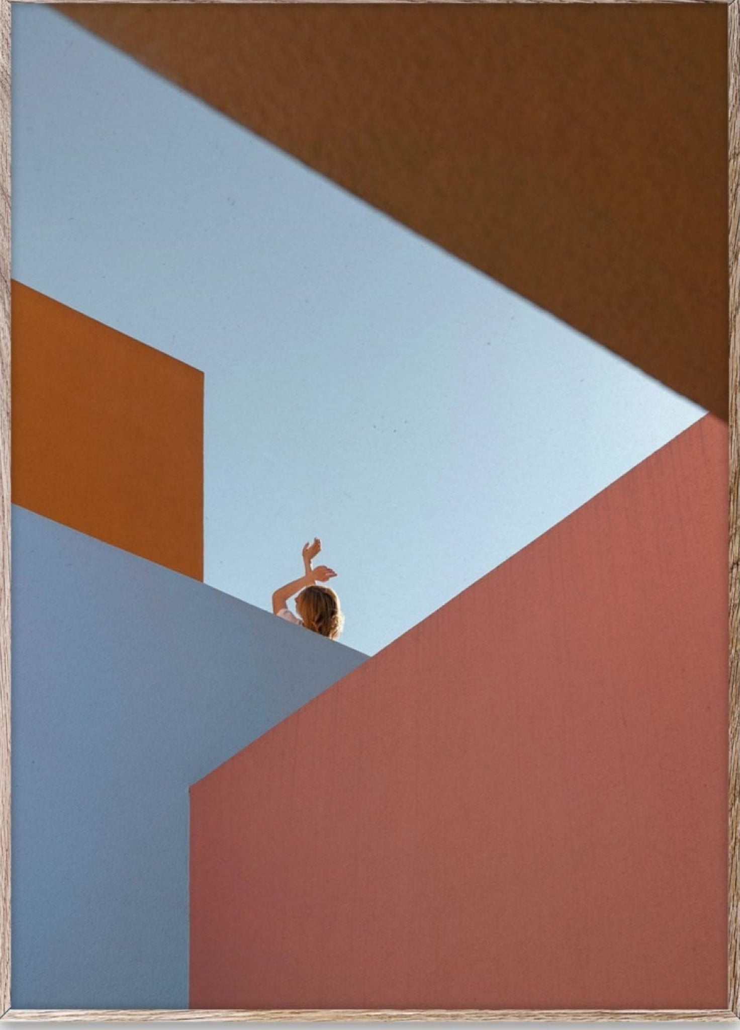 Paper Collective Angular Afternoon Poster, 30x40 Cm