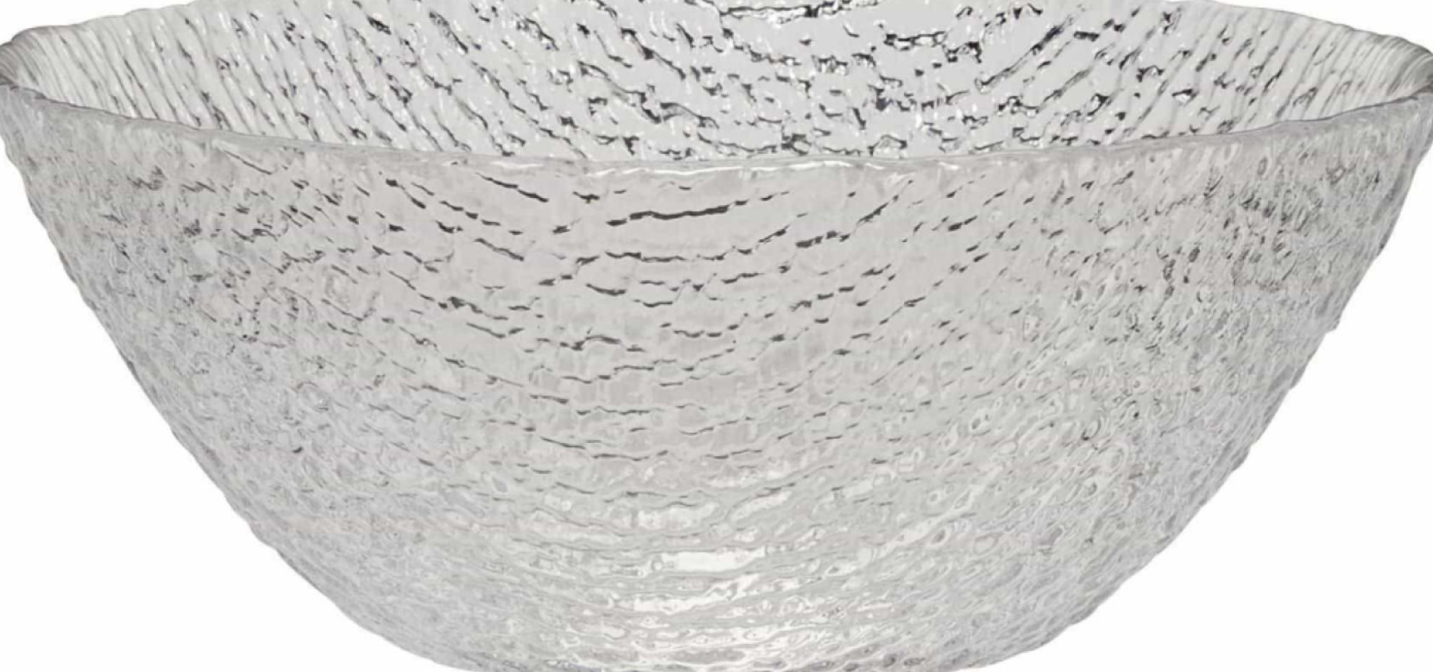 Hübsch Fuyu Clear Glass Bowl, Ø16 cm - Elegant & Dishwasher Safe Design