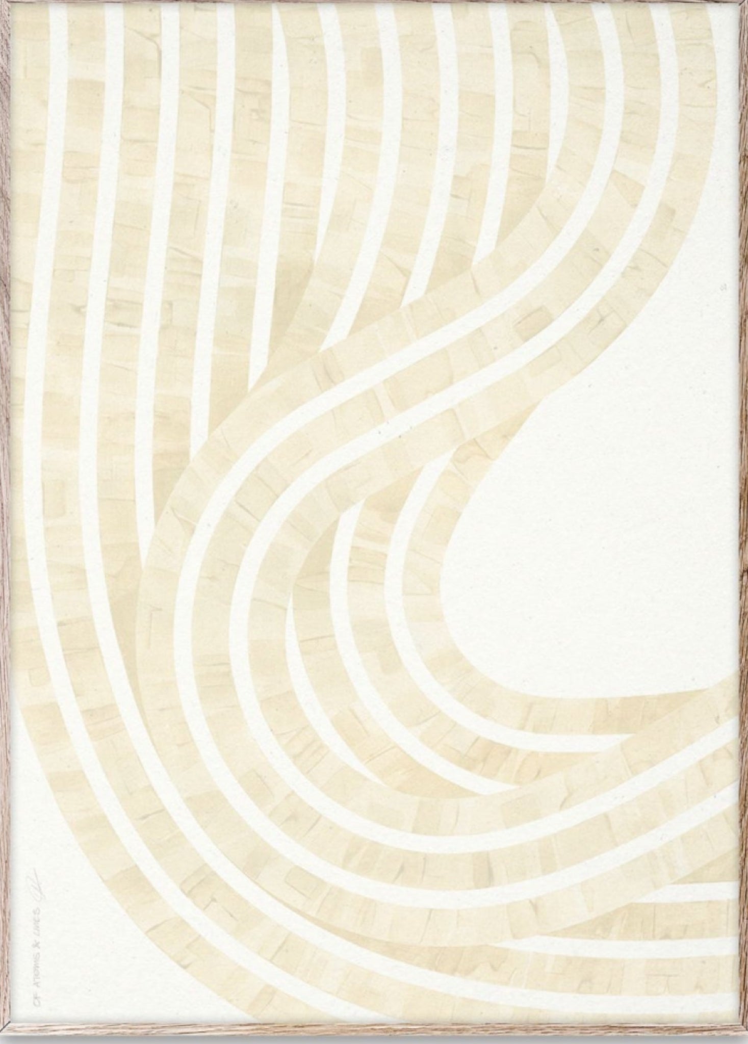 Paper Collective Entropy Sand 01 Poster, 30x40 Cm