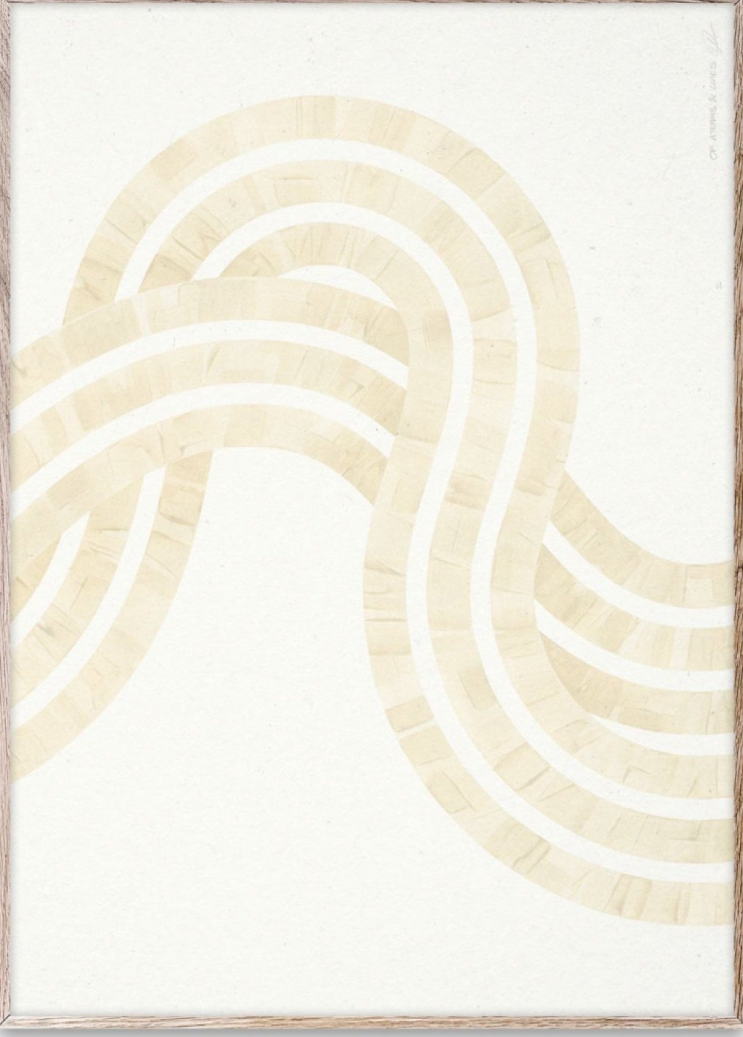 Paper Collective Entropy Sand 02 Poster, 30x40 Cm