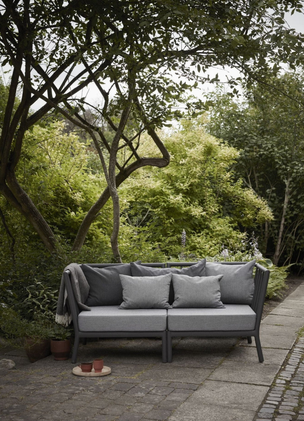 Skagerak Barrier Cushion 80x50 Cm, Ash