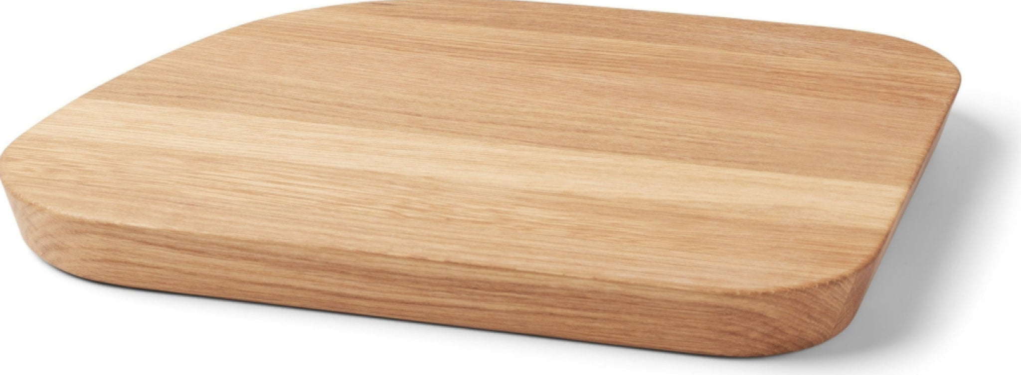 Gejst Galet Solid Oak Cutting Board 27 Cm With 3 Ceramic Bowls For Herbs