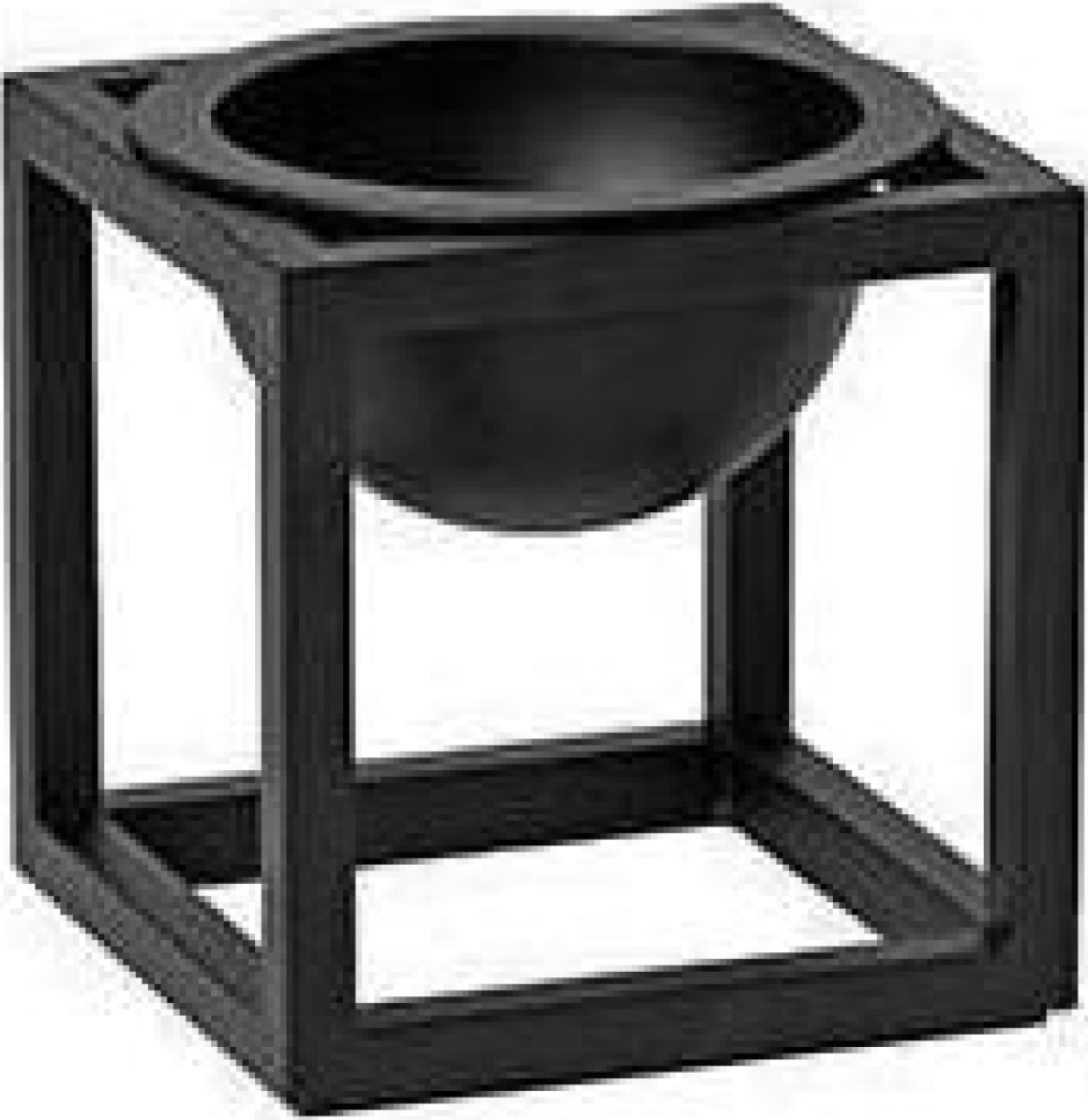 Audo Copenhagen Kubus Bowl Black, 7cm