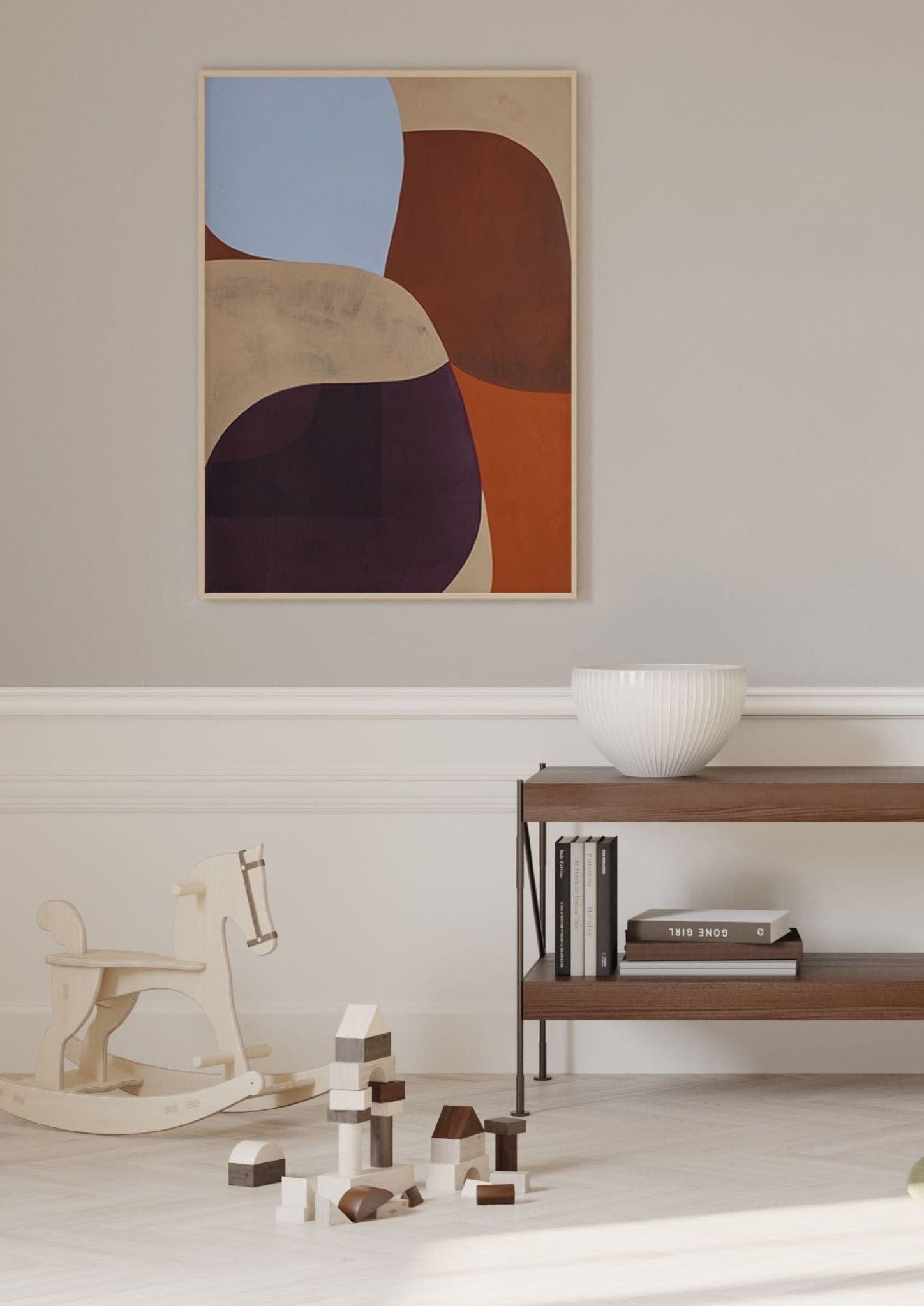 Paper Collective Painted Shapes 02 Poster, 30 X40 Cm