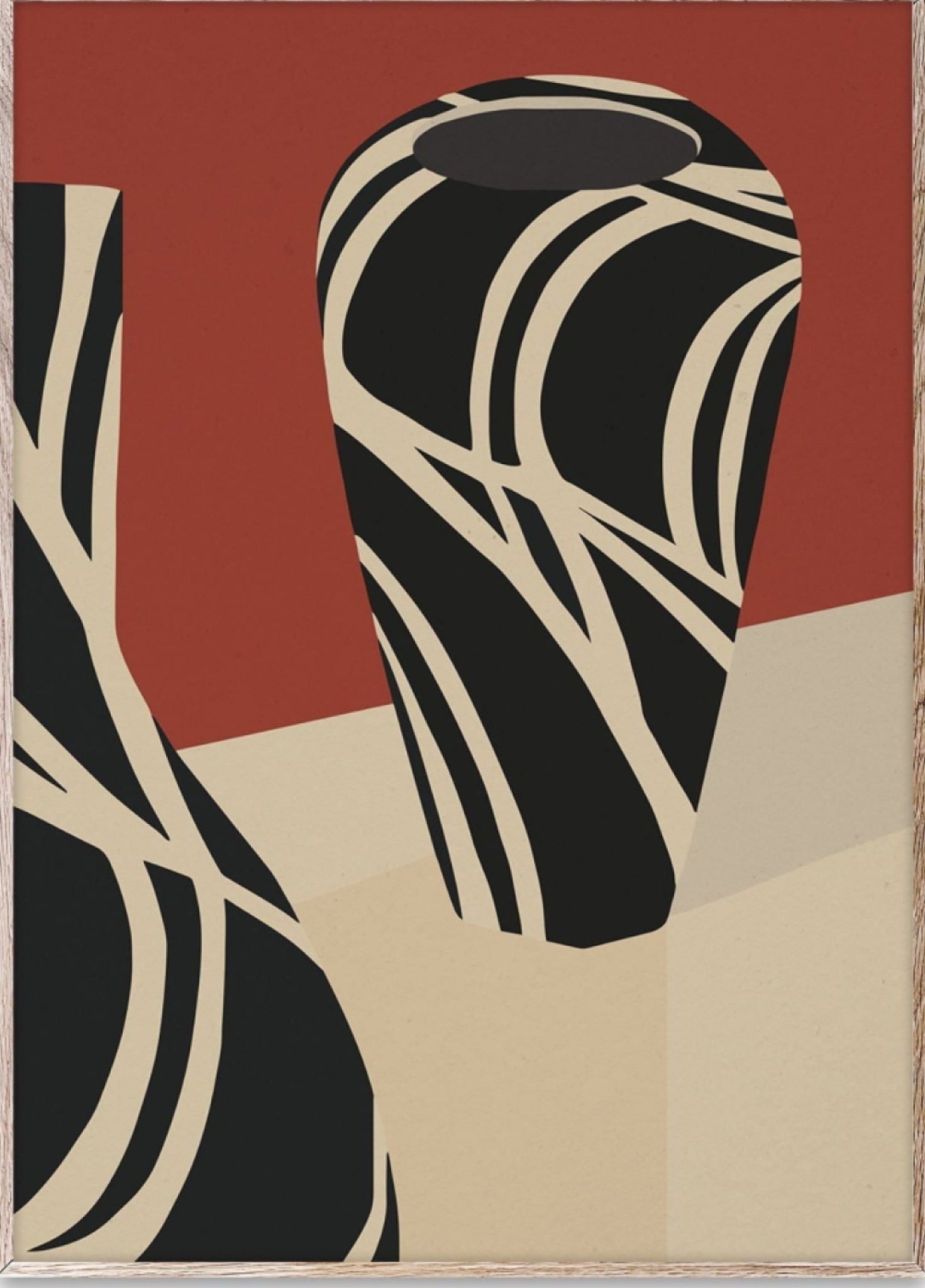 Paper Collective Kyrr Vase I Poster, 50 X70 Cm