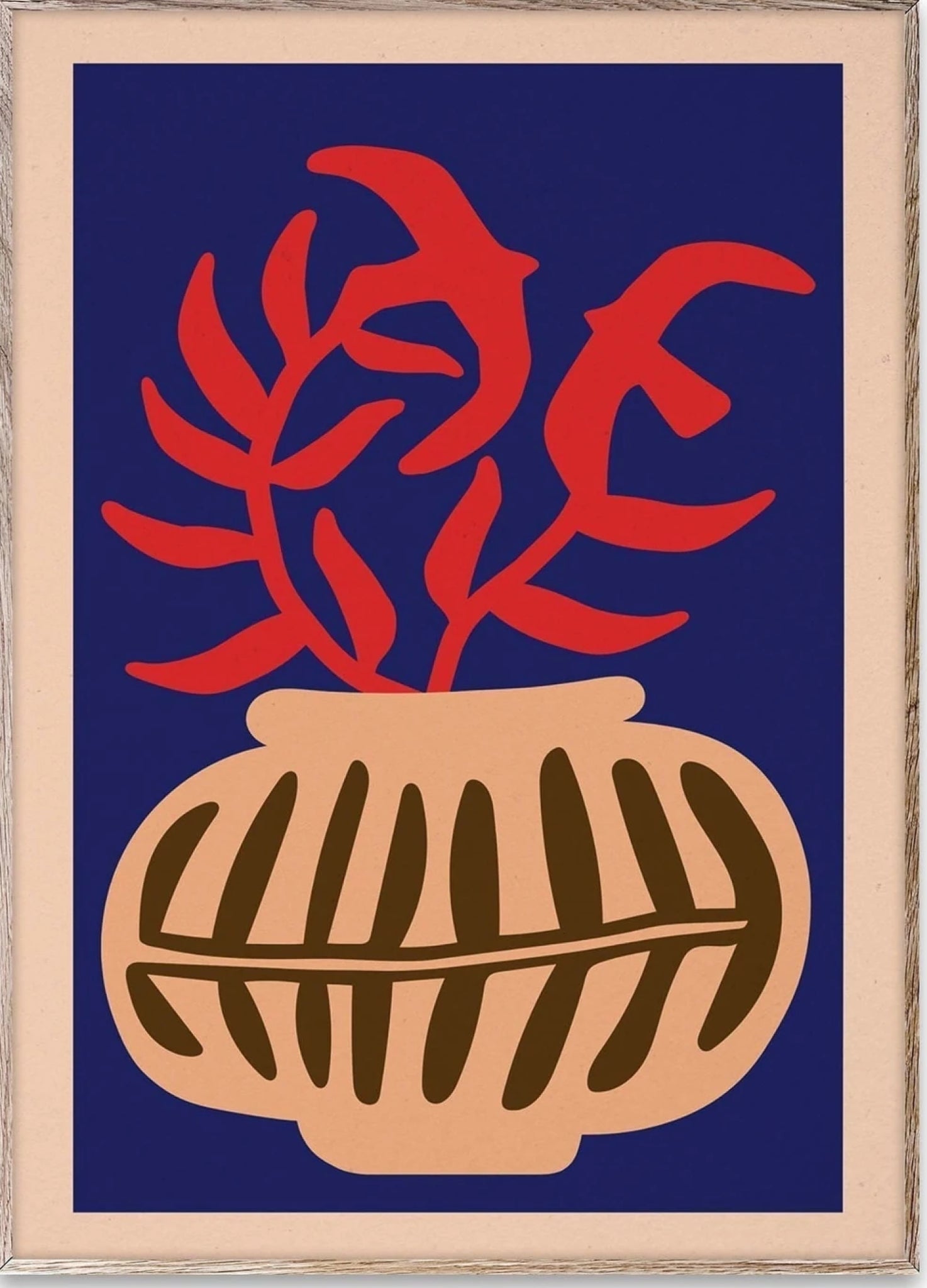 Paper Collective Floral Wings Poster, 50 X70 Cm