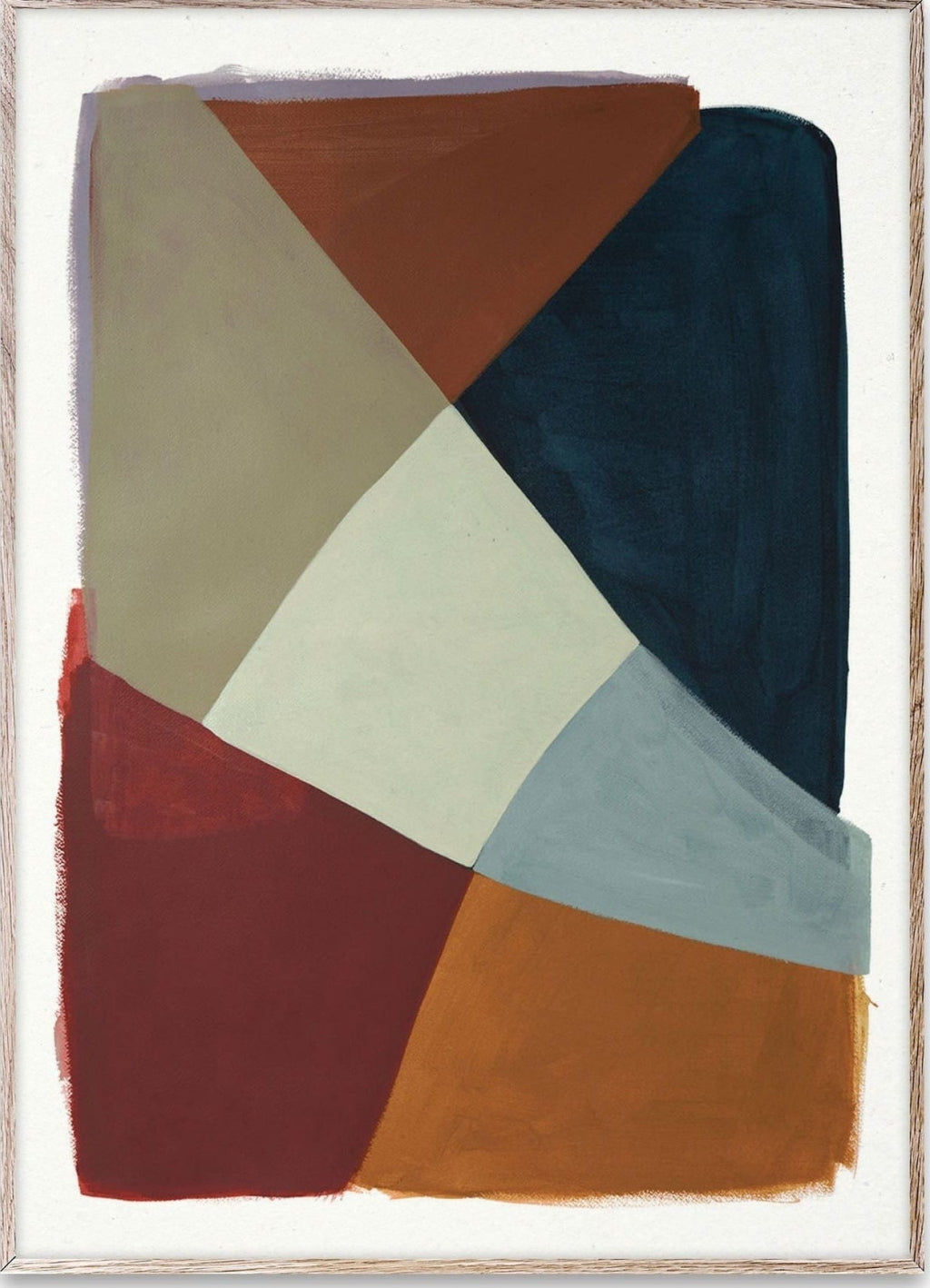 Paper Collective Painted Shapes 03 Poster, 50 X70 Cm