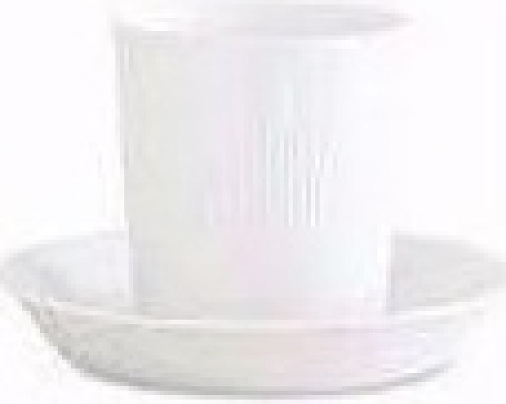 Lyngby Thermodan Mug With Saucer, White