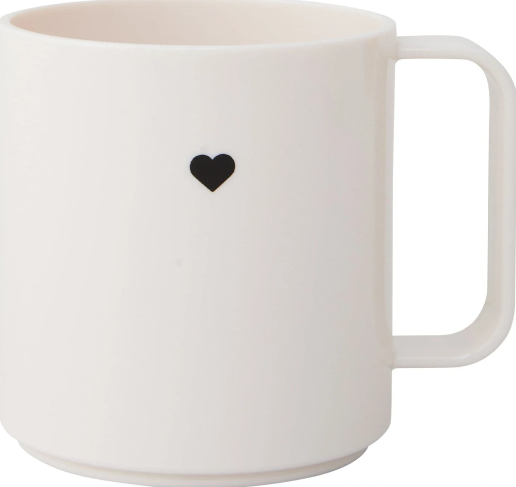 Design Letters Mini Love Mug with handle, beige
