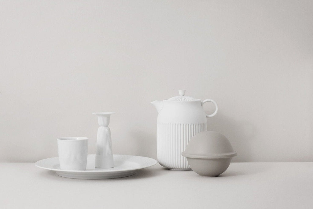 Lyngby Rhombe Bowl White, Ø11 cm