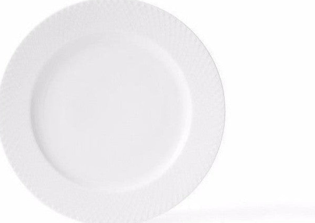 Lyngby Rhombe plate white, 27cm