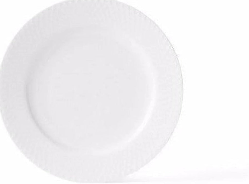 Lyngby Rhombe plate white, 21cm