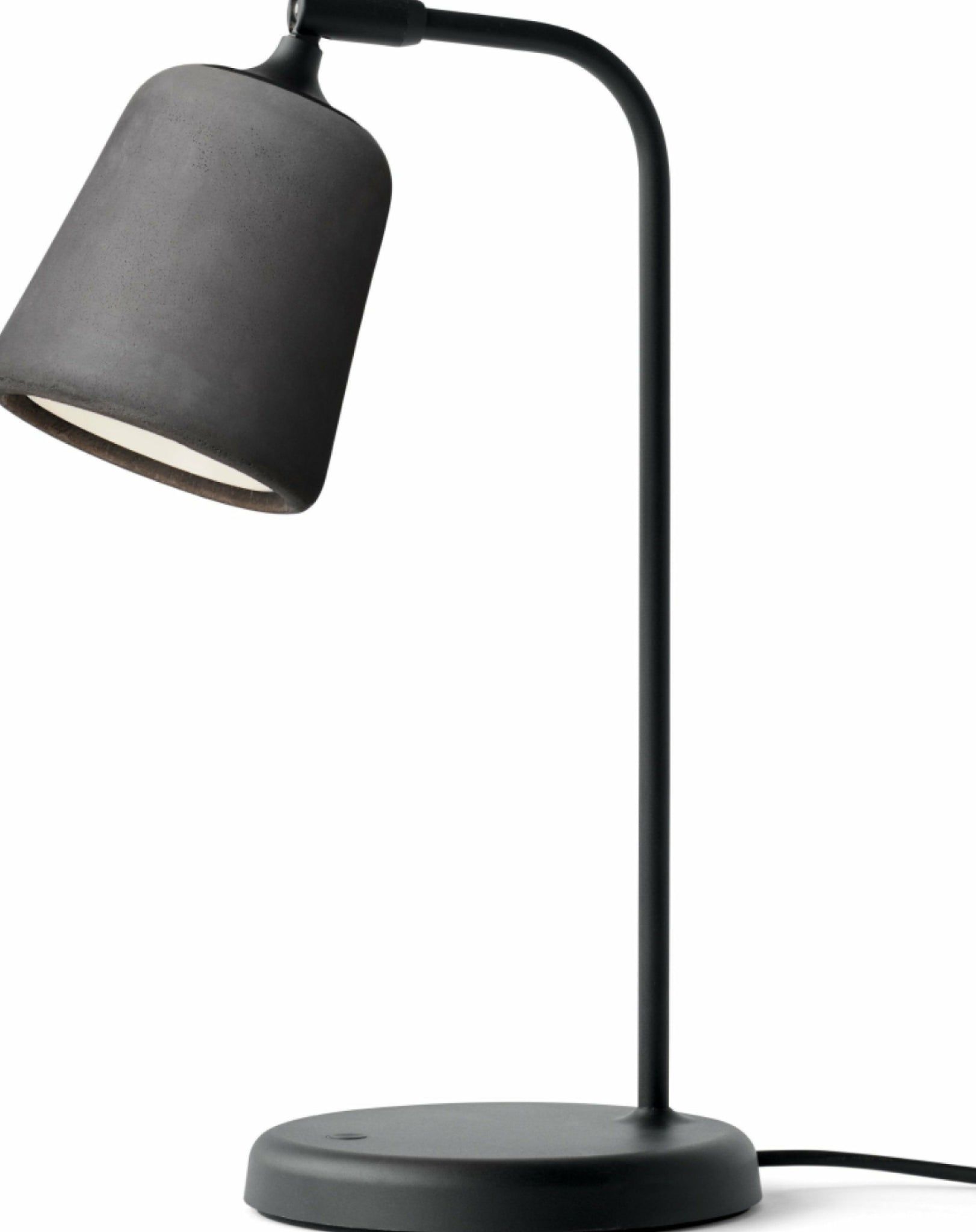 New Works Material Table Lamp, Dark Grey