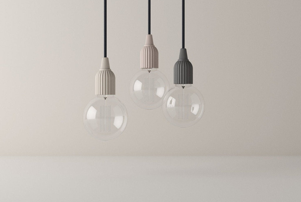 Lyngby Socket 01 Mat Camel, Porcelain