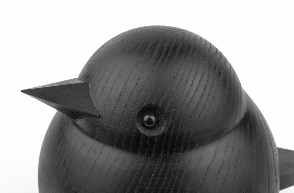 Novoform Design Mama Sparrow Decorative Figure, Black Stained Oak