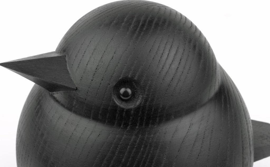 Novoform Design Mama Sparrow Decorative Figure, Black Stained Oak