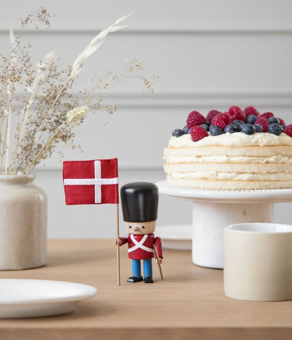 Novoform Design Danish Royal Guard Decorative Figure, Red Uniform