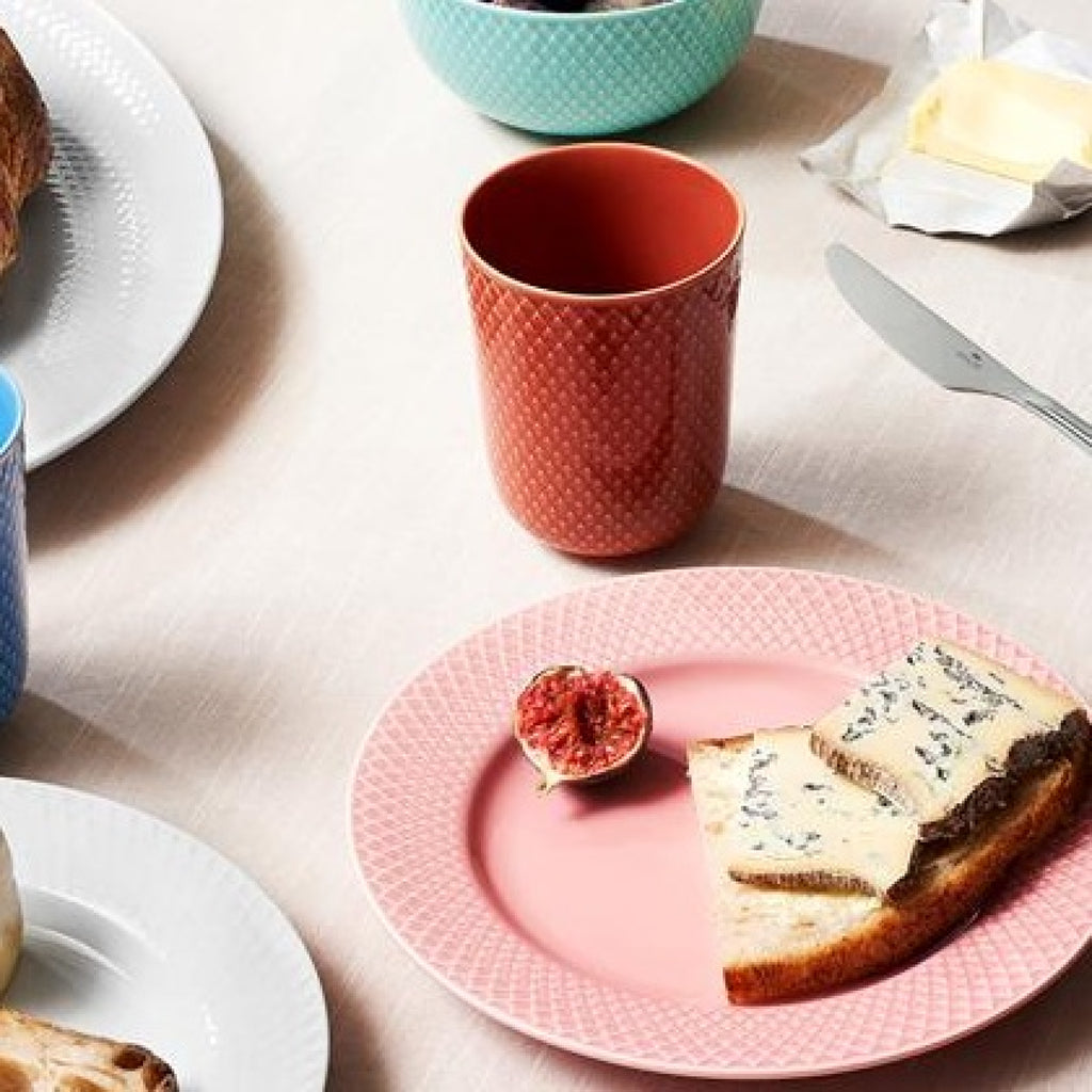 Lyngby Rhombe Mug Terracotta, 33cl