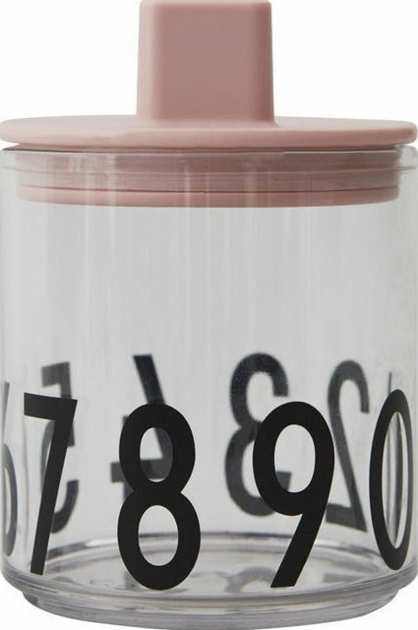 Design Letters Drinking Lid for Drinking Glass & Tritantasen, Nude