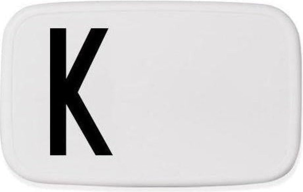 Design Letters Personal Lunch Box A-Z, K
