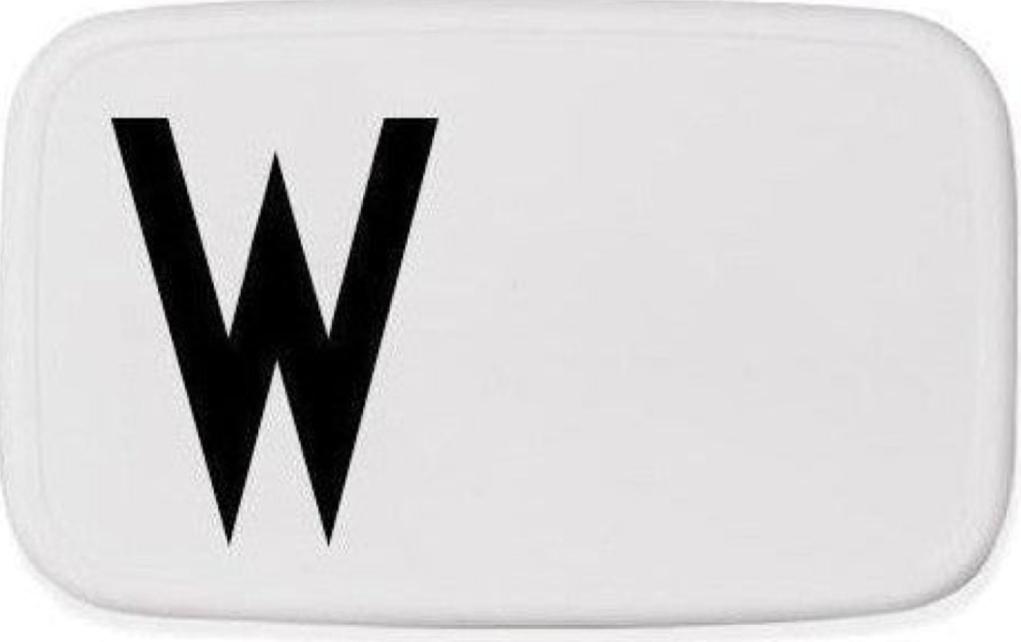 Design Letters Personal Lunch Box A-Z, W
