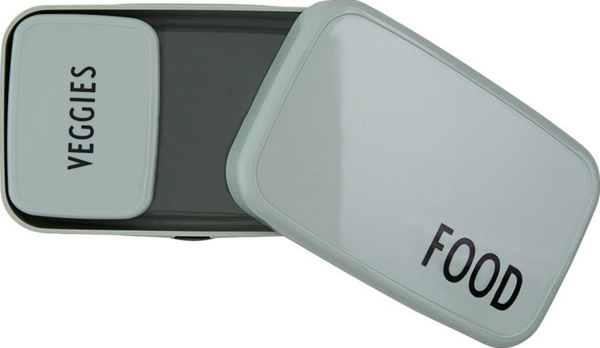 Design Letters Snack Box, Green