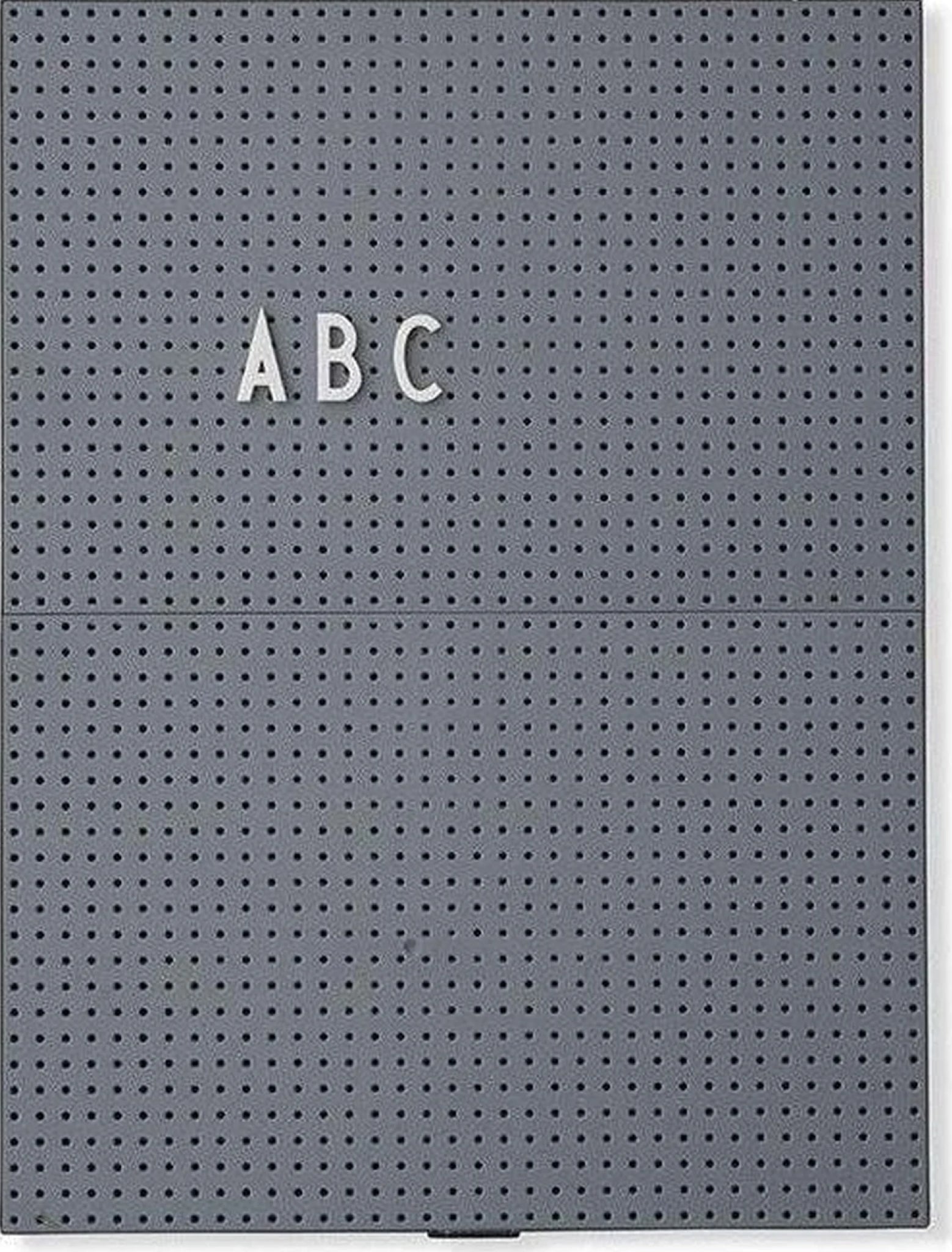 Design Letters Pinboard Dark Gray, Small