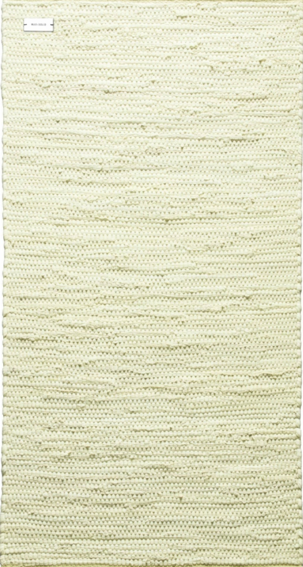 Rug Solid Cotton Rug 135x65 Cm, Lemon
