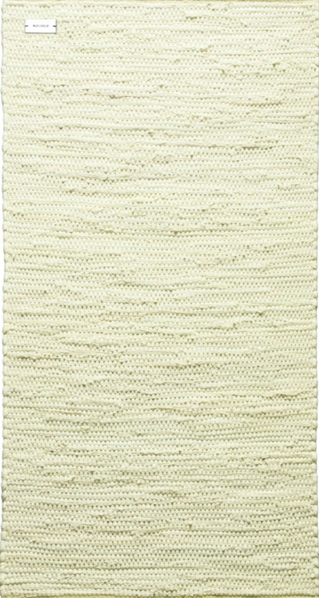 Rug Solid Cotton Rug 135x65 Cm, Lemon