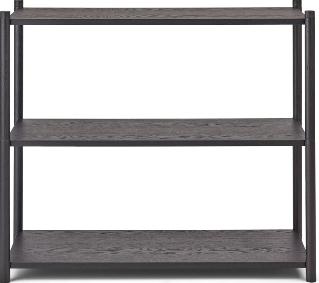 Gejst Sceene Shelf A - Black Oak Modular Bookcase, 42x91x39 cm, 6 kg