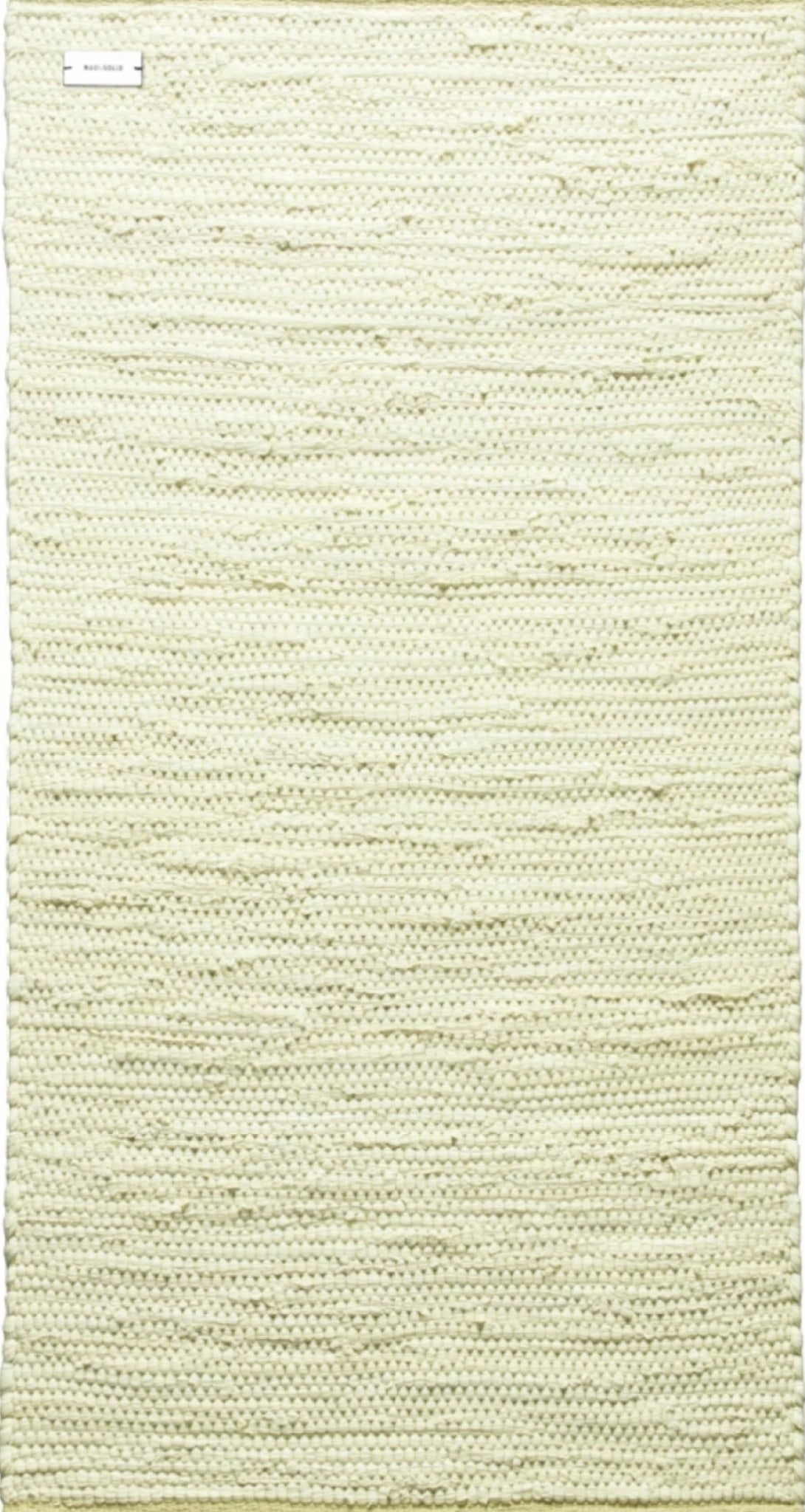 Rug Solid Cotton Rug 200x75 Cm, Lemon
