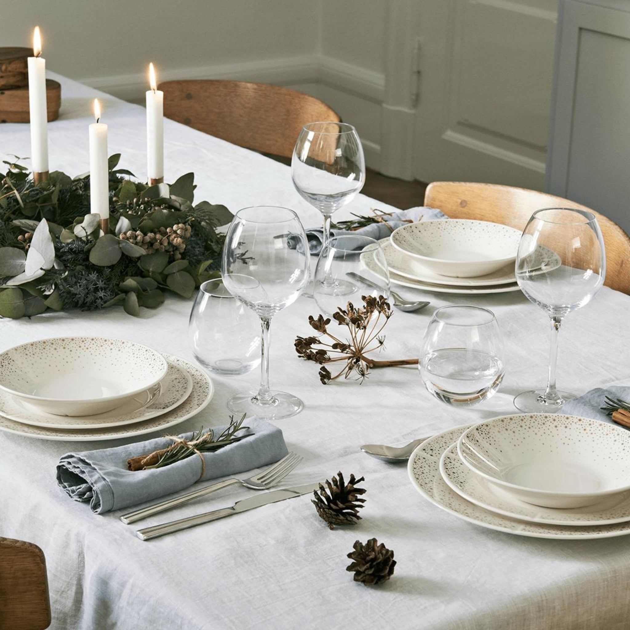 Rosendahl Grand Cru Moments Pasta Plate ø25cm, White With Gold