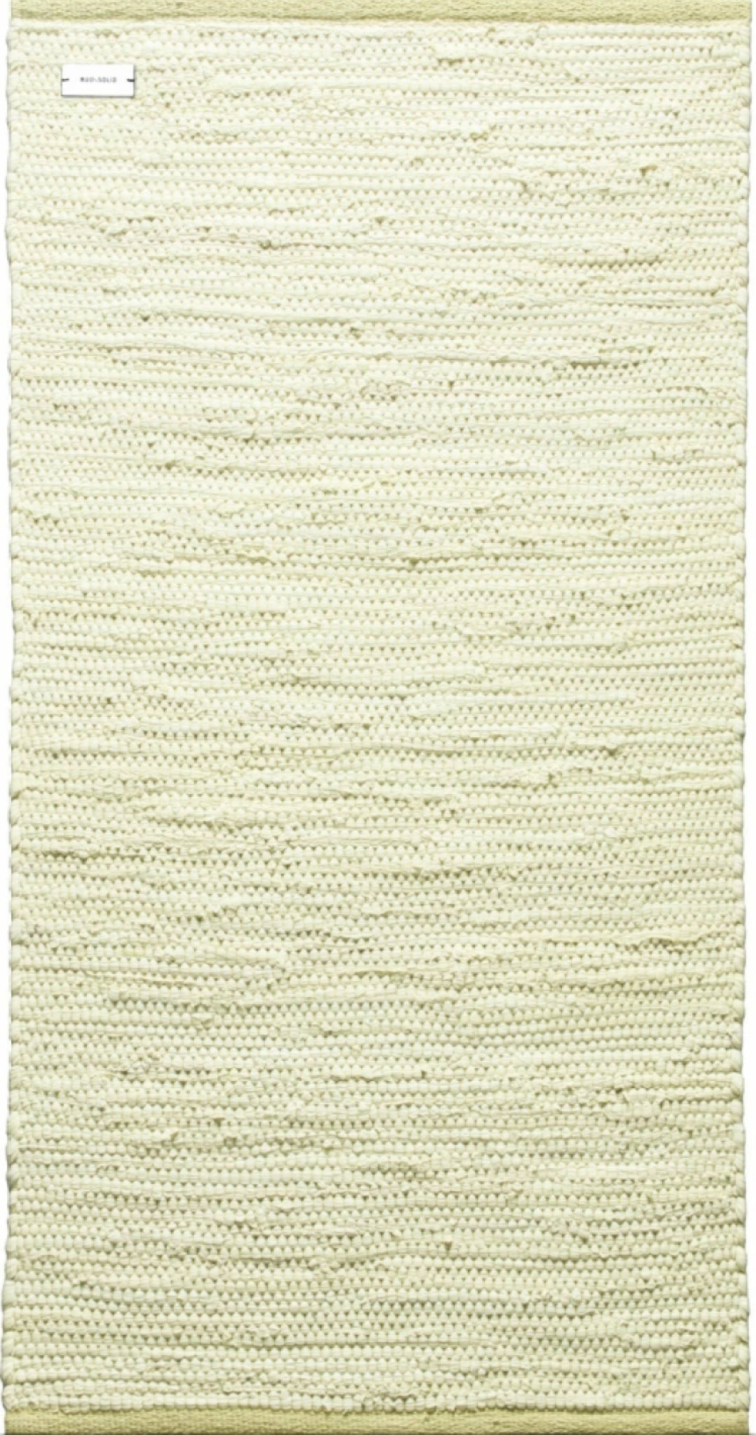 Rug Solid Cotton Rug 300x75 Cm, Lemon