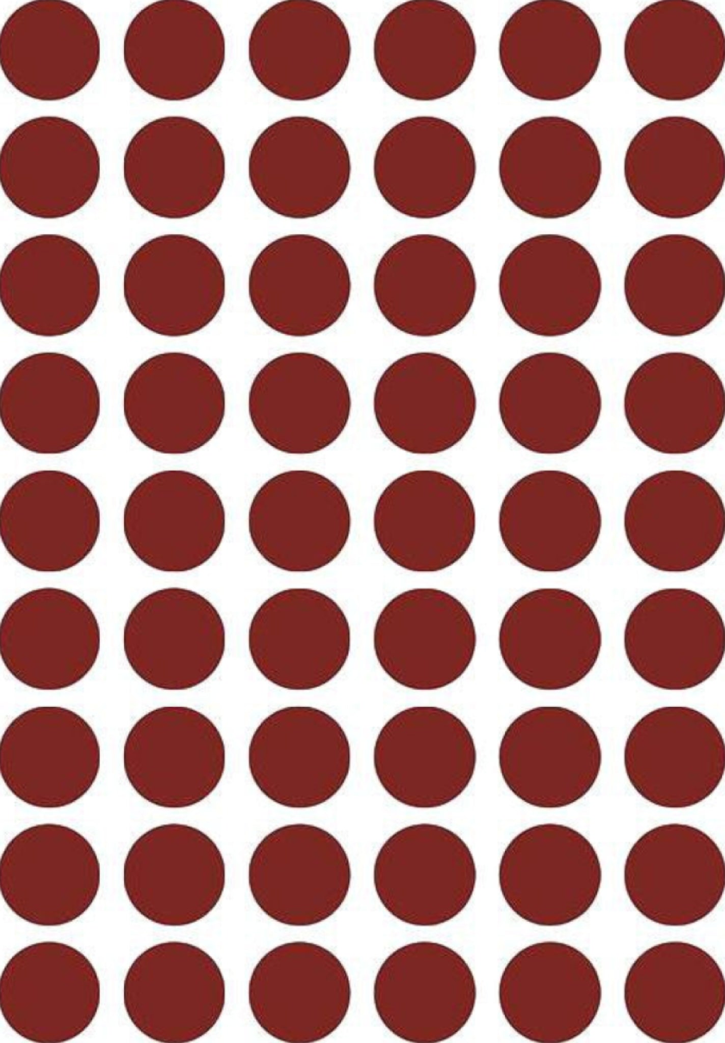Ferm Living Dots Wallsticker, Red