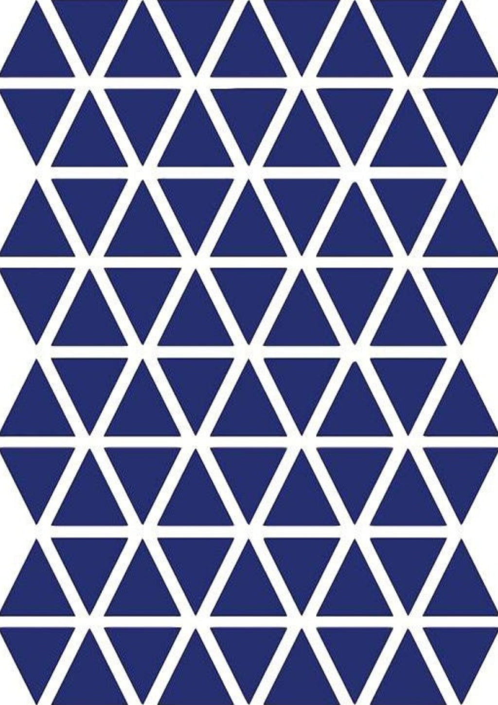 Ferm Living Triangles Wallsticker, Blue